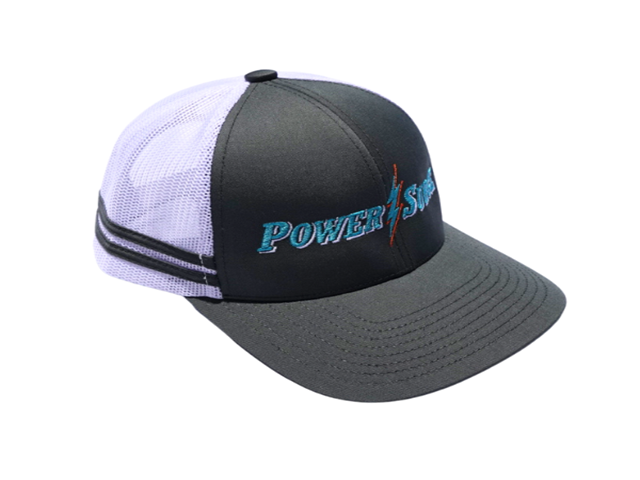 Power Surge Grey Stripe Hat